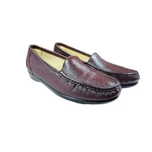 SAS Tripad Comfort leather loafers dark burgundy loafers sz 11 - like new!